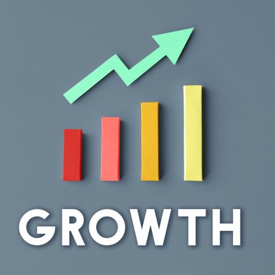 Graph Growth Development Improvement Profit Success Concept Graph Growth Development Improvement Profit Success Concept